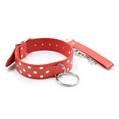 Collier de Jeu Puppy Play Ajustable - Accessoire BDSM