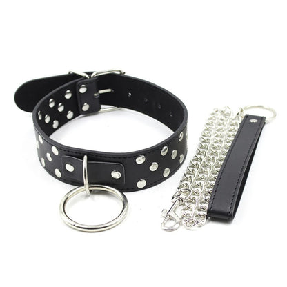 Collier de Jeu Puppy Play Ajustable - Accessoire BDSM