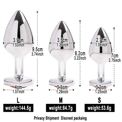 Plug Anal en Acier Inoxydable